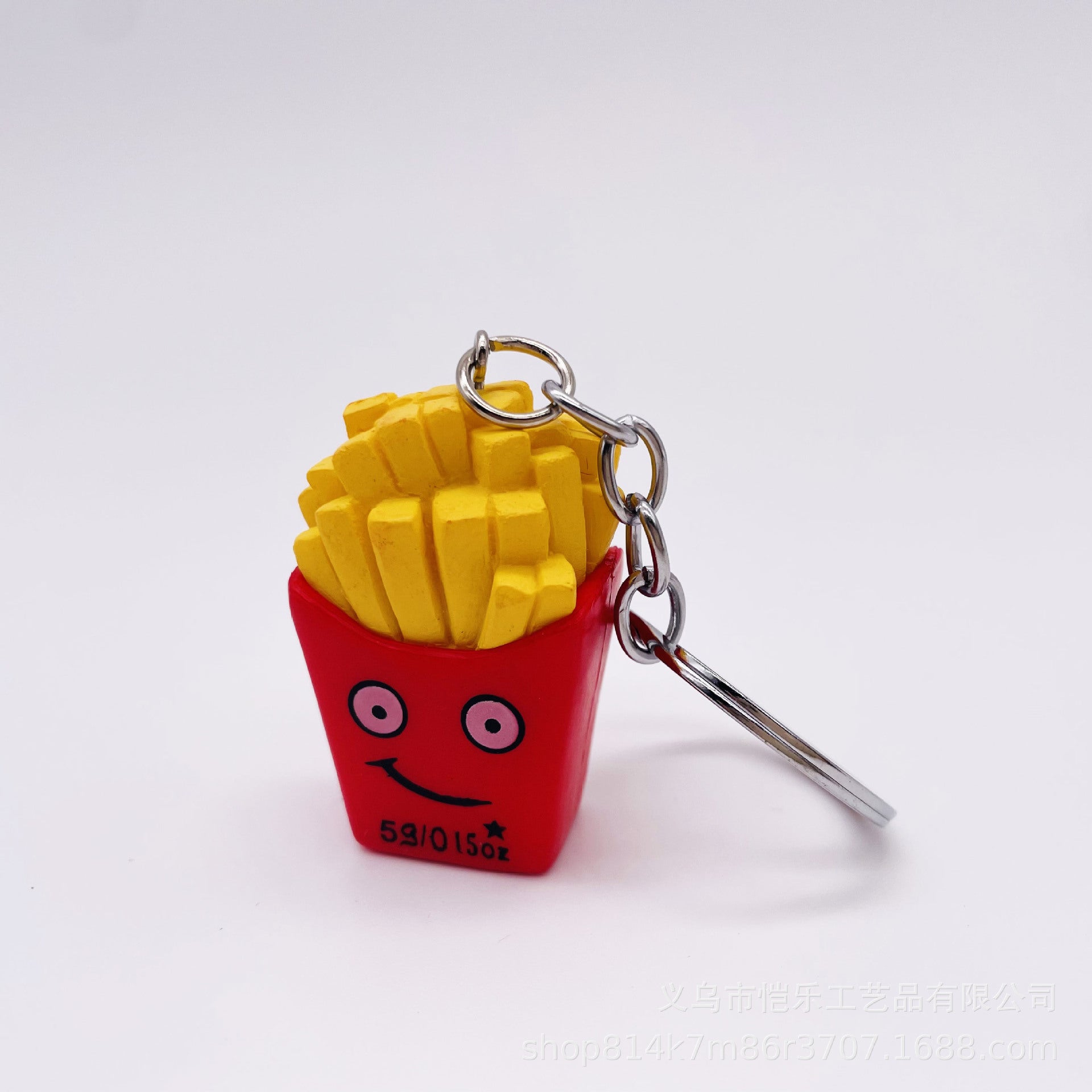 Wholesale Creative simulation hamburger series keychain